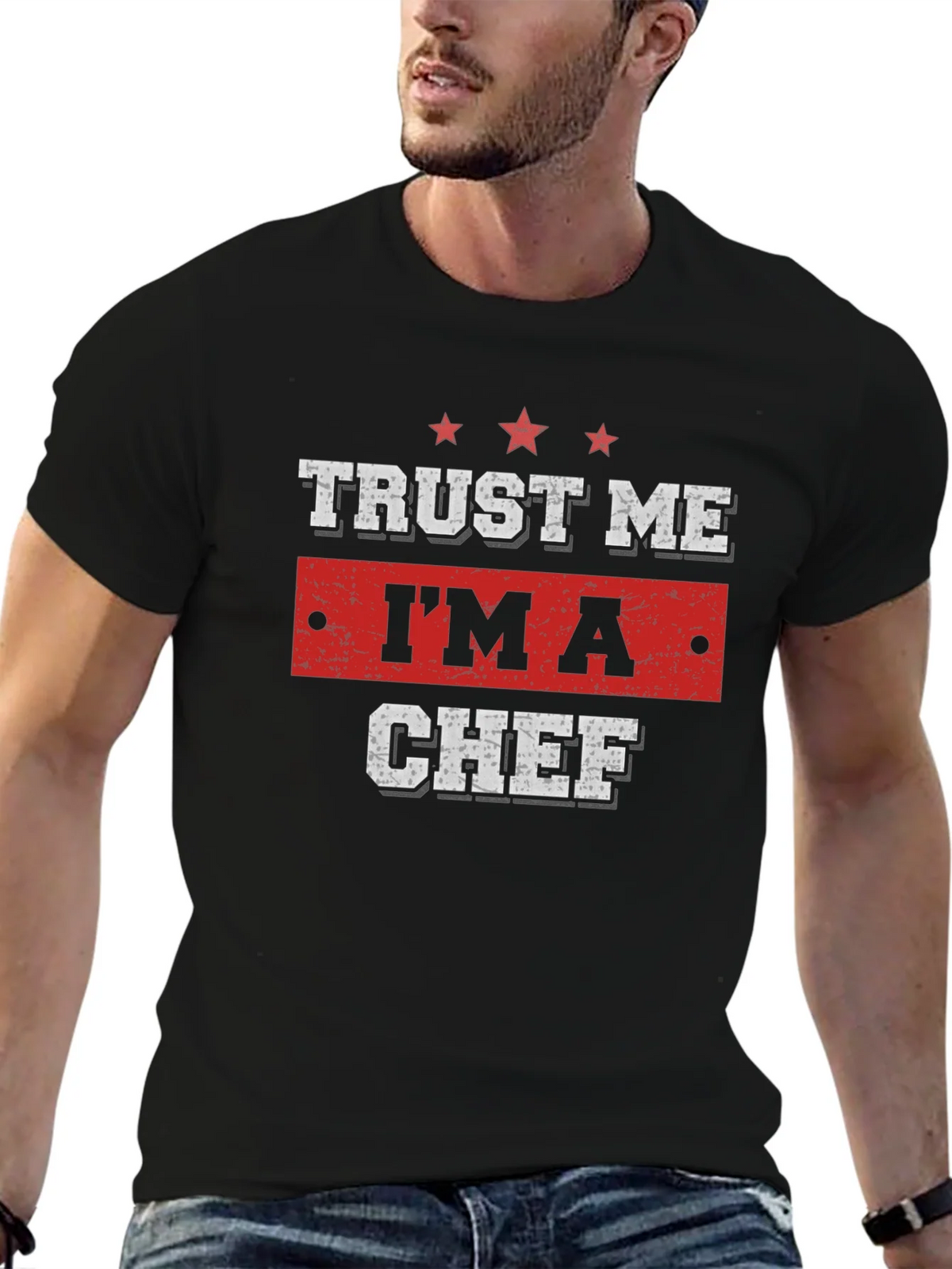 Trust Me Im A Chef Black T-Shirt product image 6