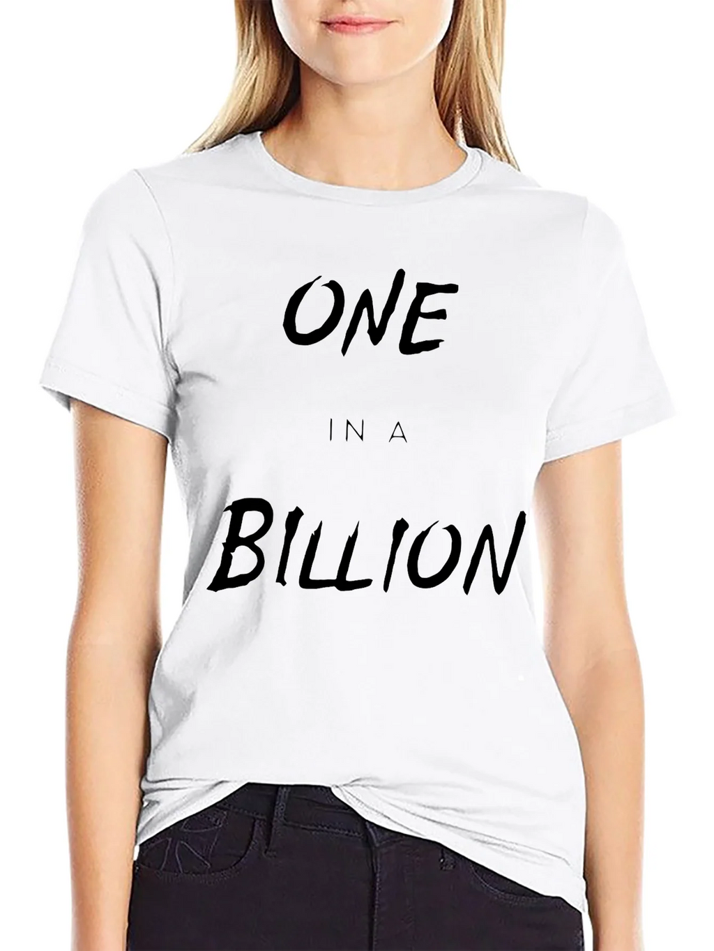 One in a Billion Black Graphic Tee product image 8