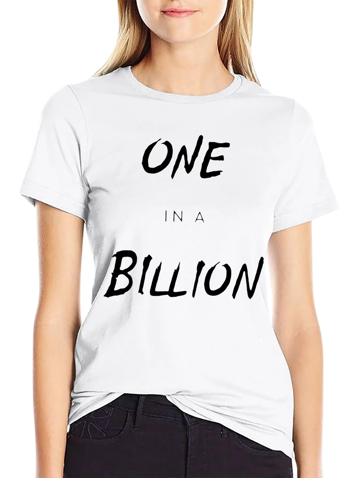 One in a Billion Black Graphic Tee product image 8