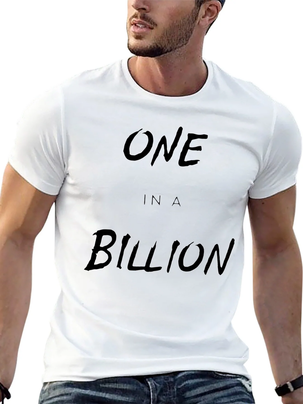One in a Billion Black Graphic Tee product image 12