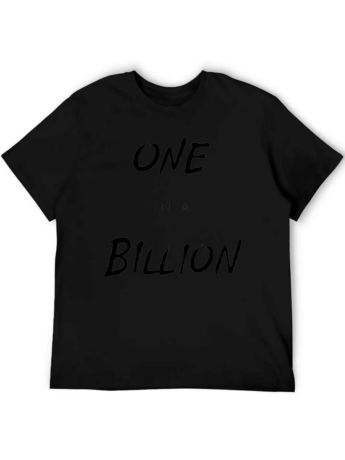 One in a Billion Black Graphic Tee product image 5