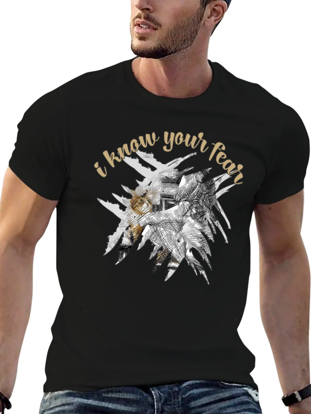 I Know Your Fear Graphic Tee - Black product image 6
