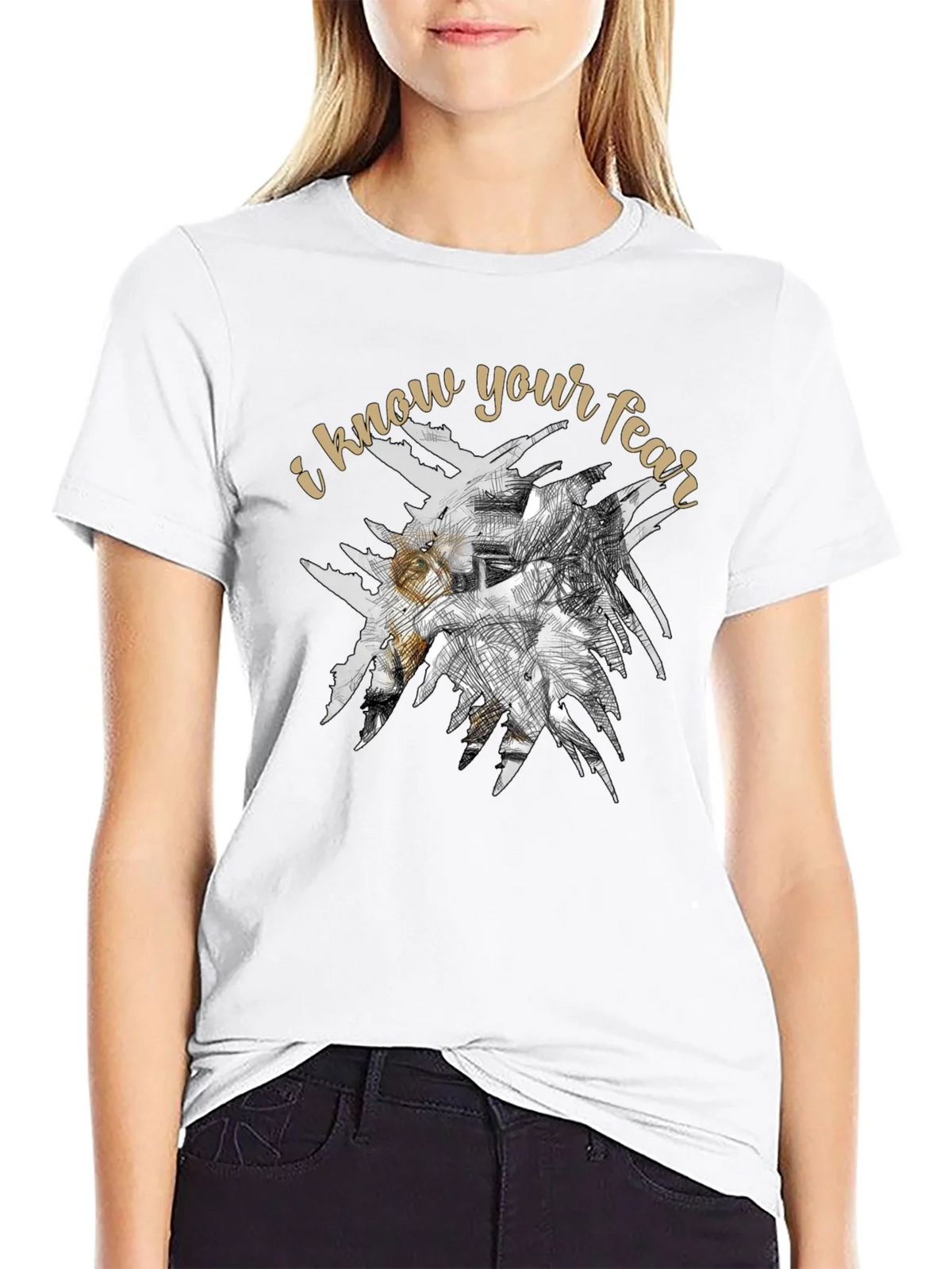 I Know Your Fear Graphic Tee - Black product image 8