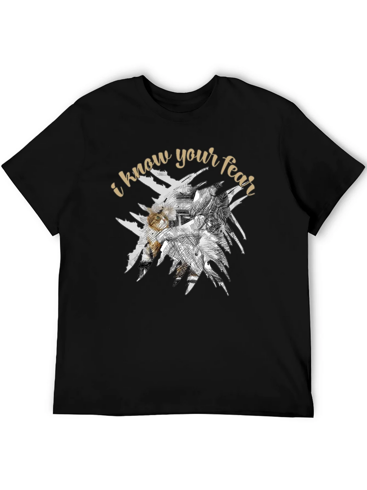 I Know Your Fear Graphic Tee - Black product image 5