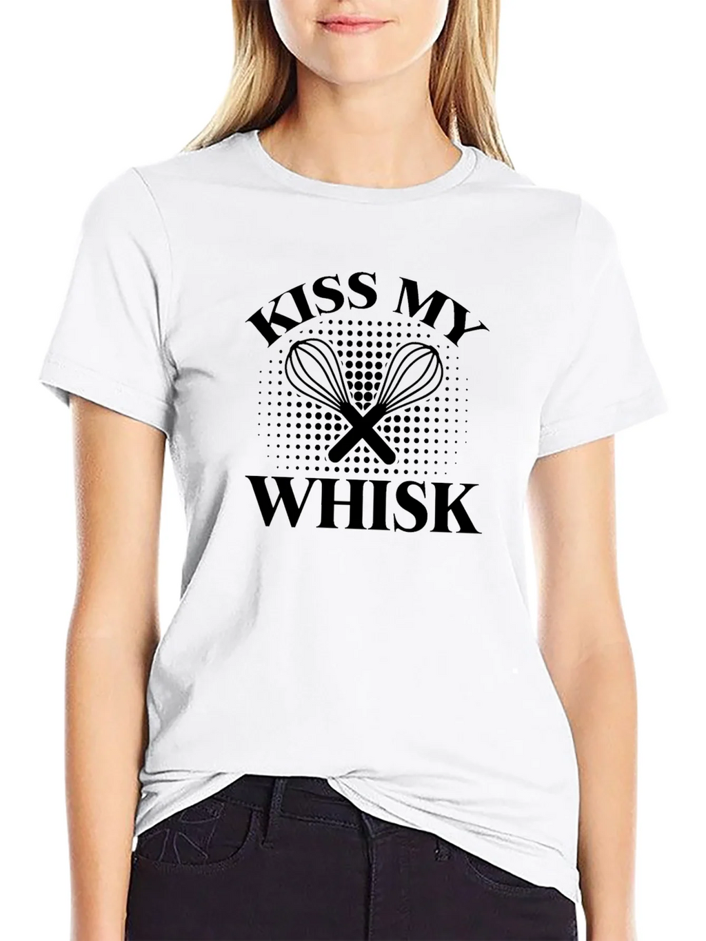 Kiss My Whisk Graphic T-Shirt - Black product image 8