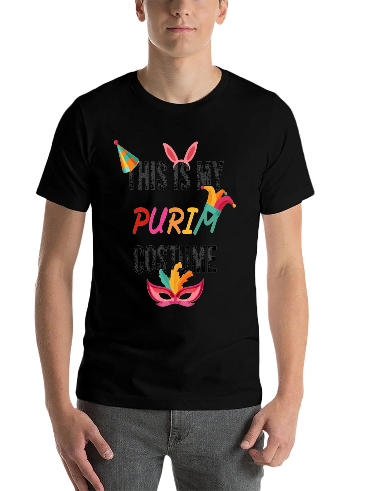 Purim Costume T-Shirt: This is My Tee product image 4
