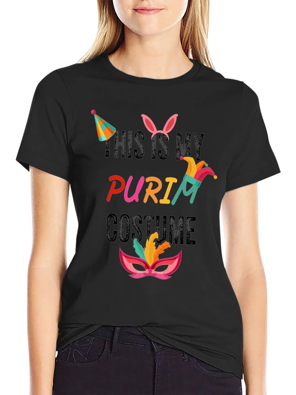 Purim Costume T-Shirt: This is My Tee product image 2