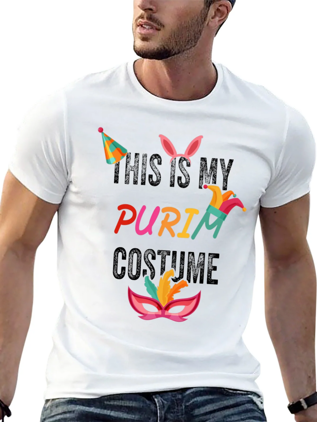 Purim Costume T-Shirt: This is My Tee product image 12