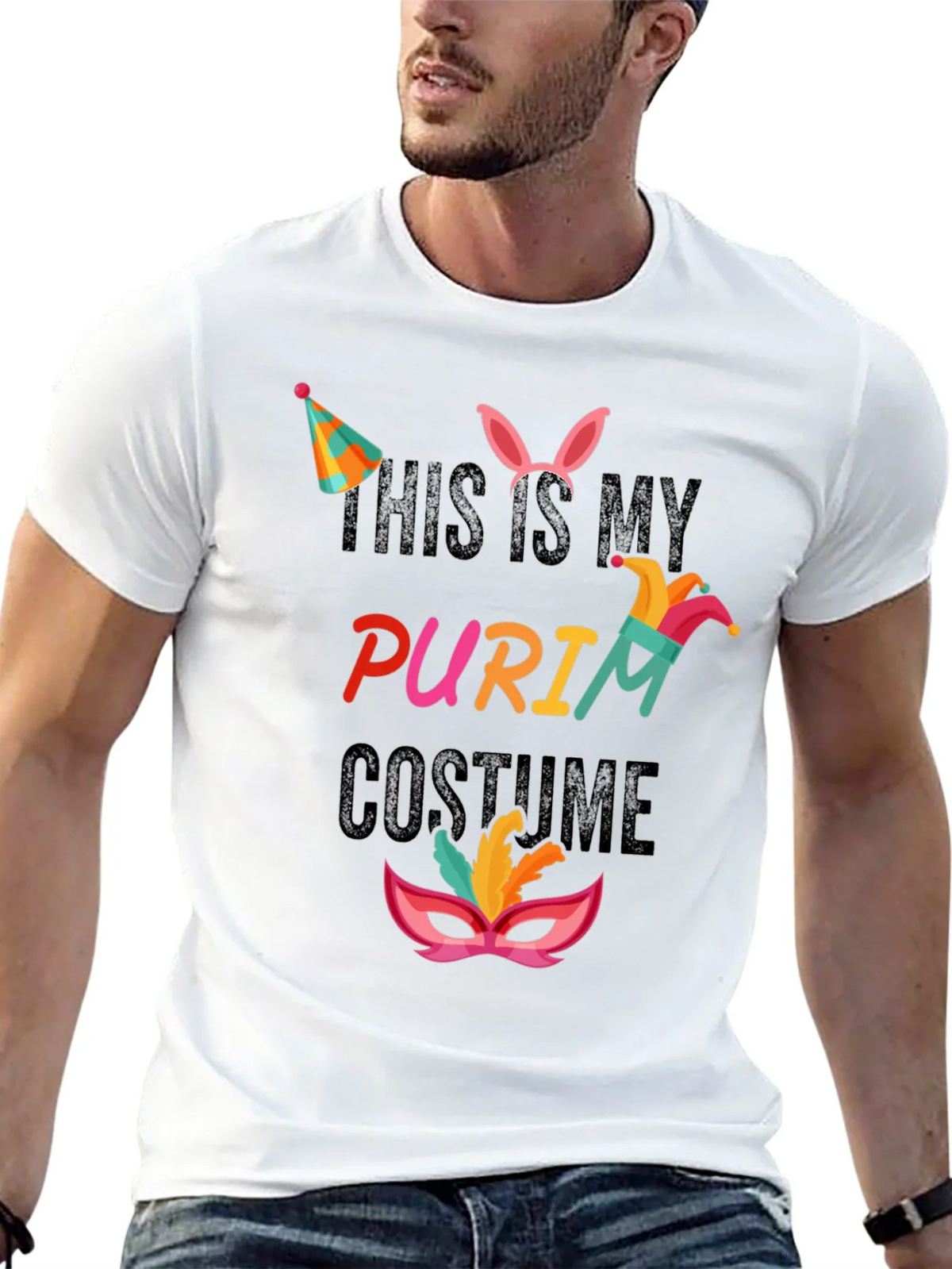 Purim Costume T-Shirt: This is My Tee product image 12