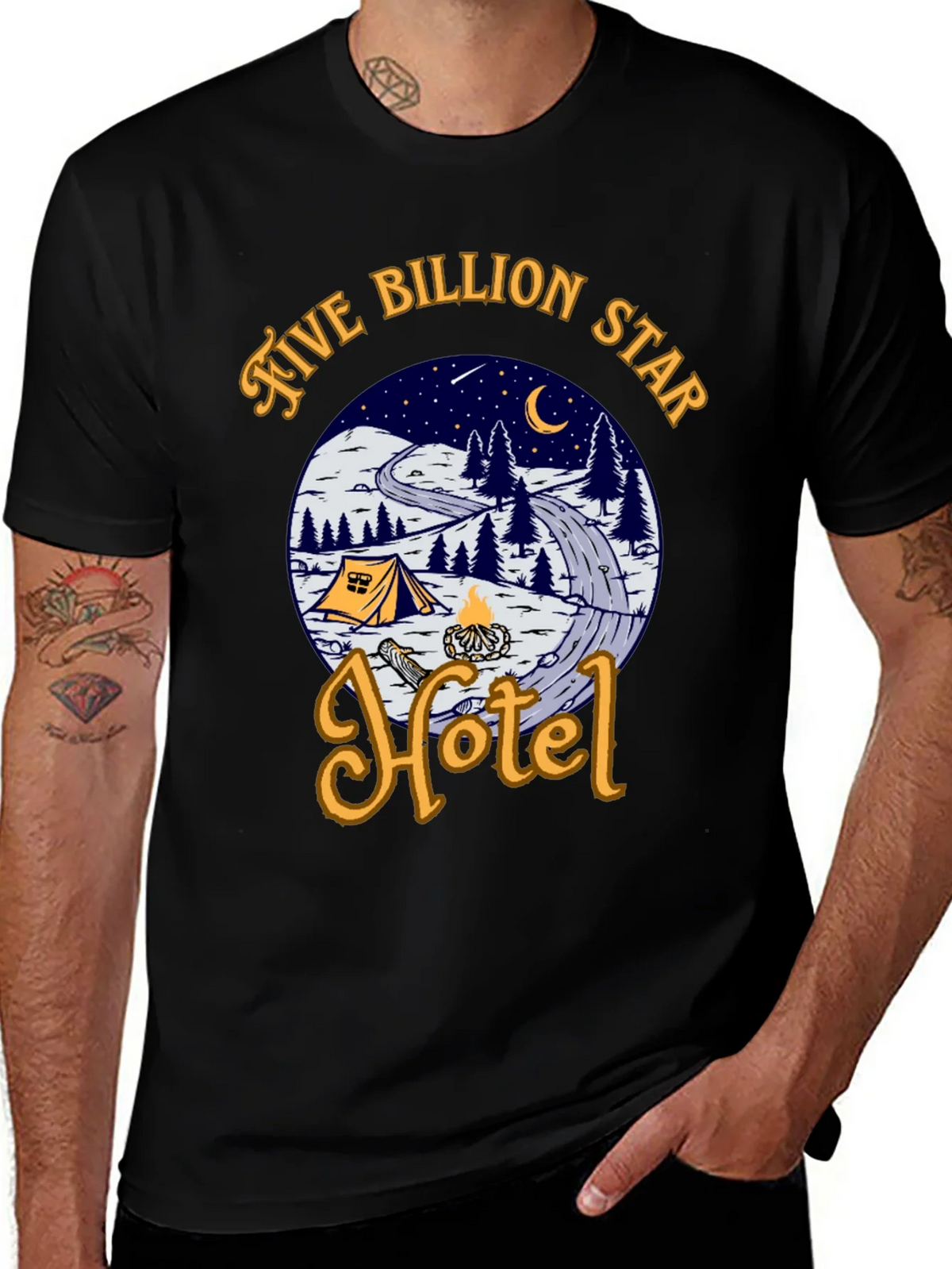 Five Billion Star Hotel Graphic T-Shirt product image 1