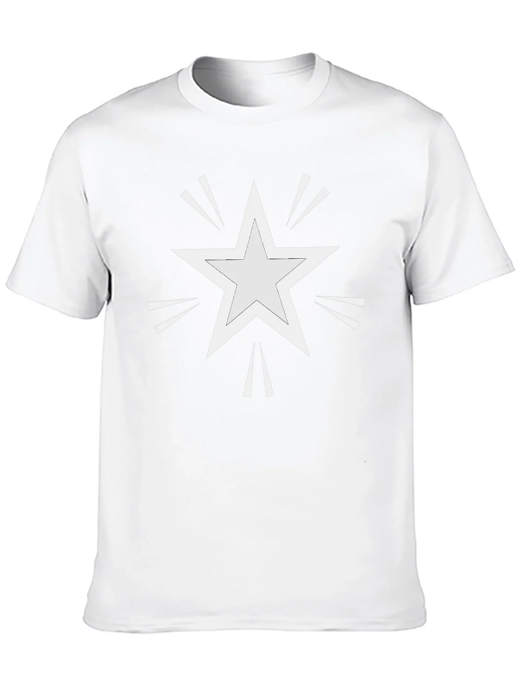 Star Burst Graphic Print Black T-Shirt product image 9
