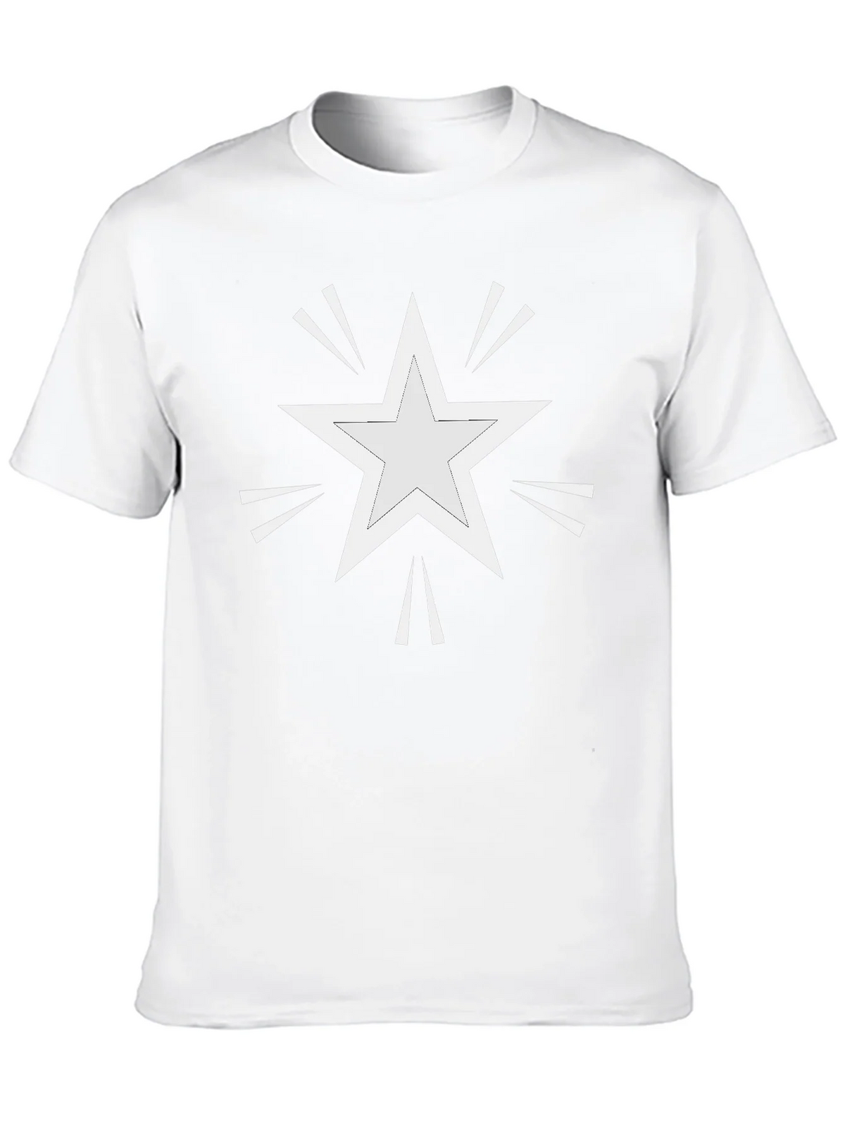 Star Burst Graphic Print Black T-Shirt product image 9