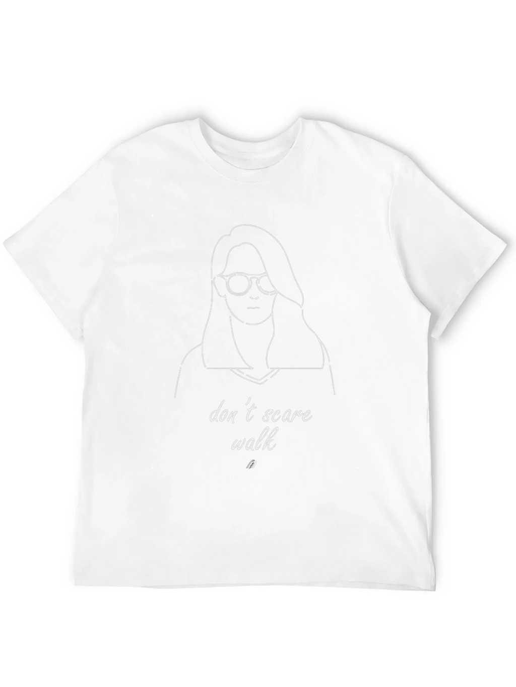 Dont Scare Walk Graphic Tee - Black Unisex T-Shirt product image 11