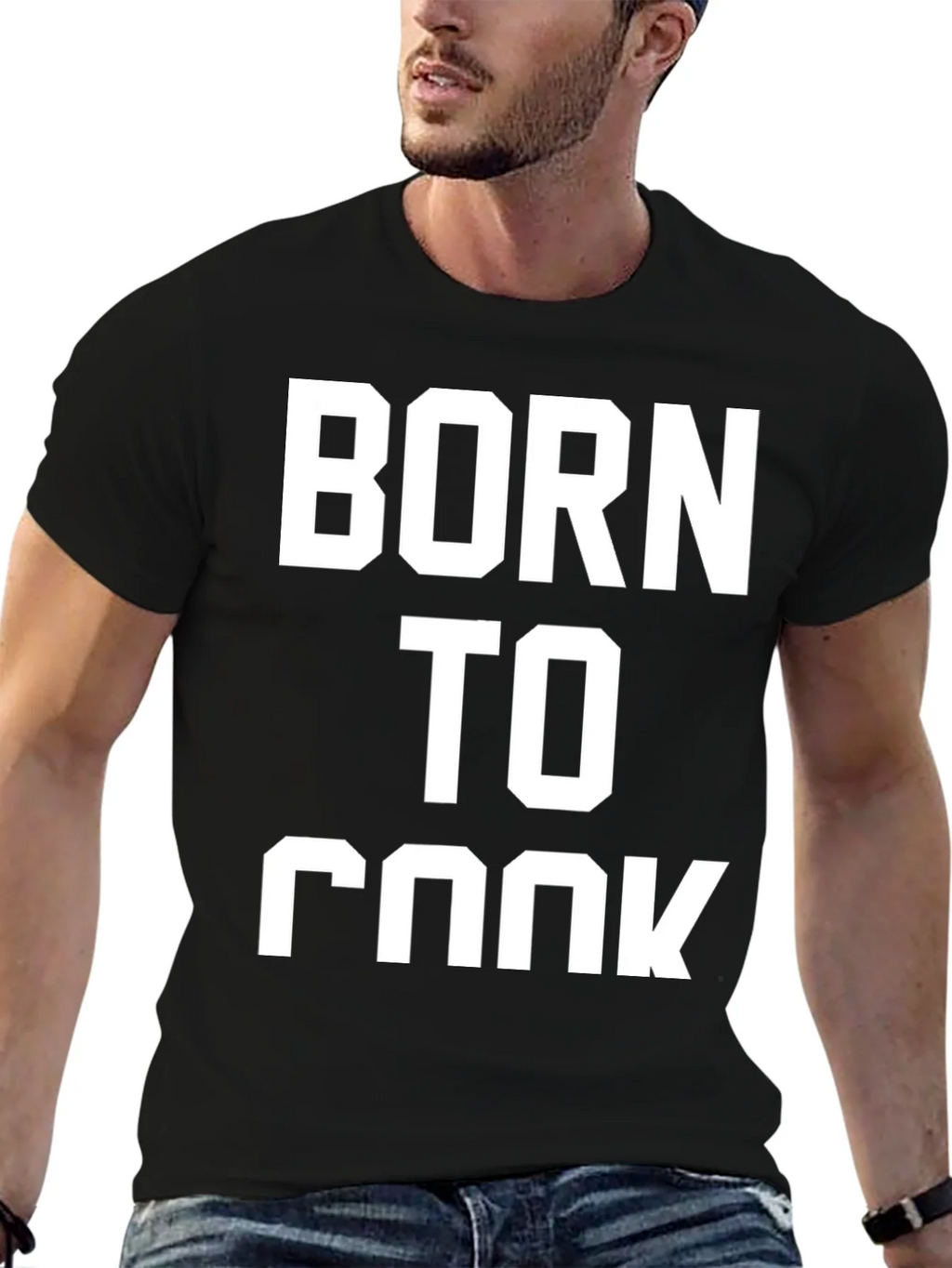 Born To Cook Black T-Shirt product image 6