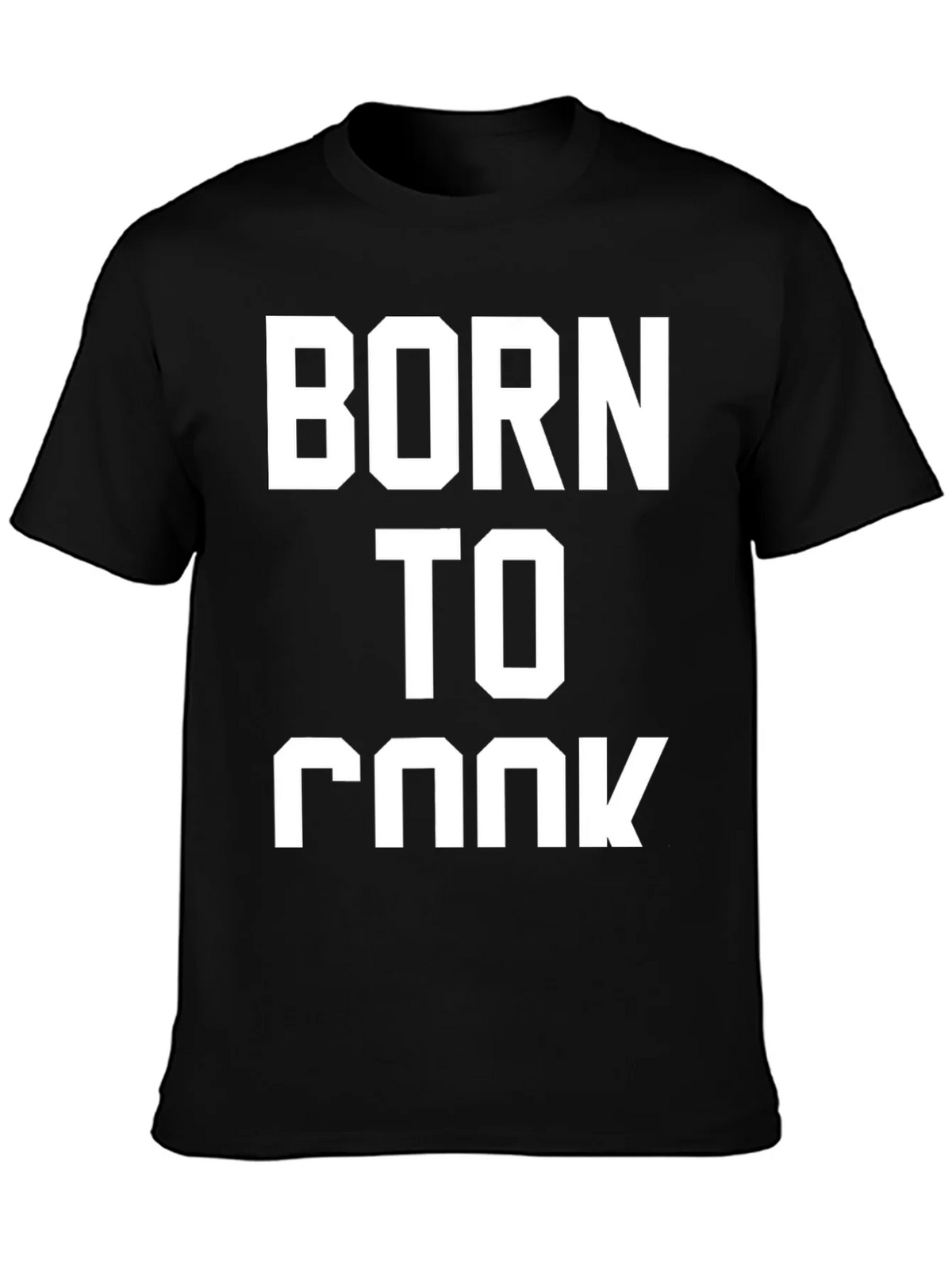Born To Cook Black T-Shirt product image 3
