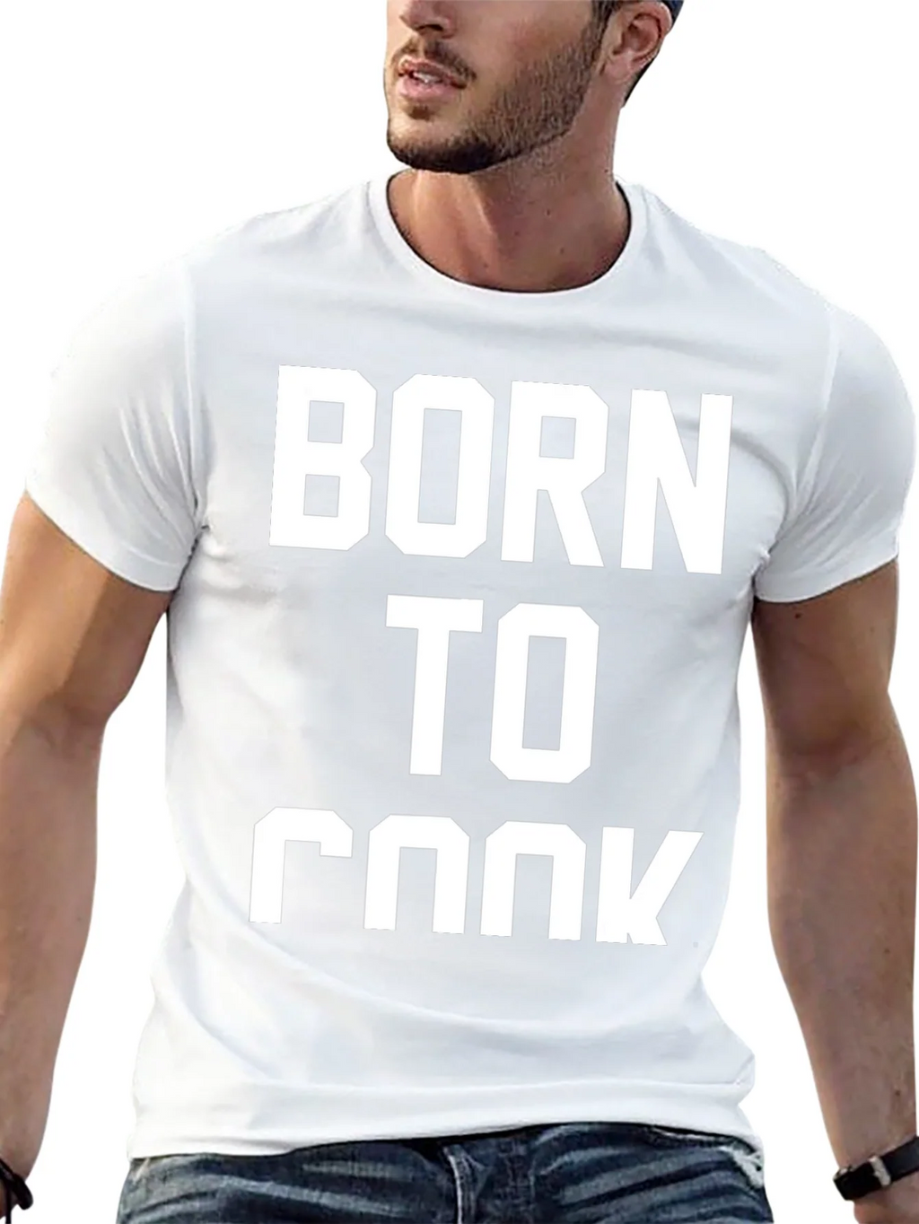 Born To Cook Black T-Shirt product image 12