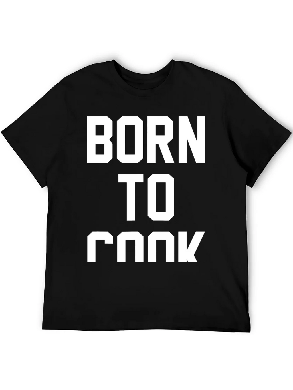 Born To Cook Black T-Shirt product image 5