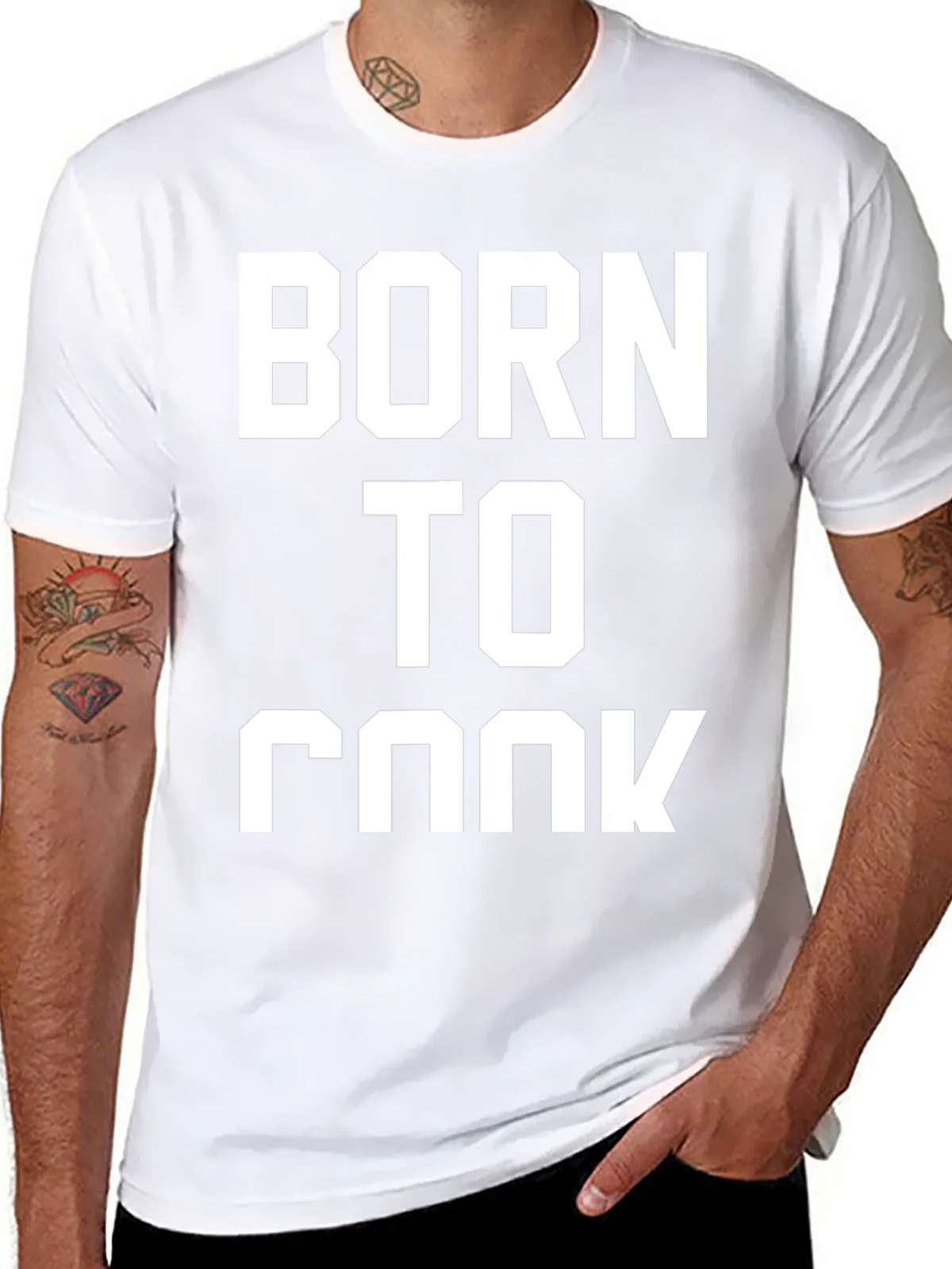 Born To Cook Black T-Shirt product image 7
