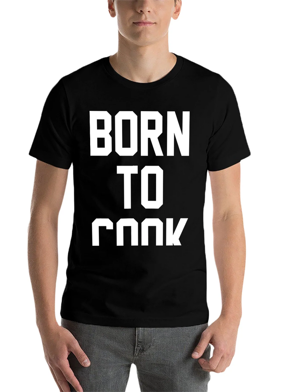 Born To Cook Black T-Shirt product image 4