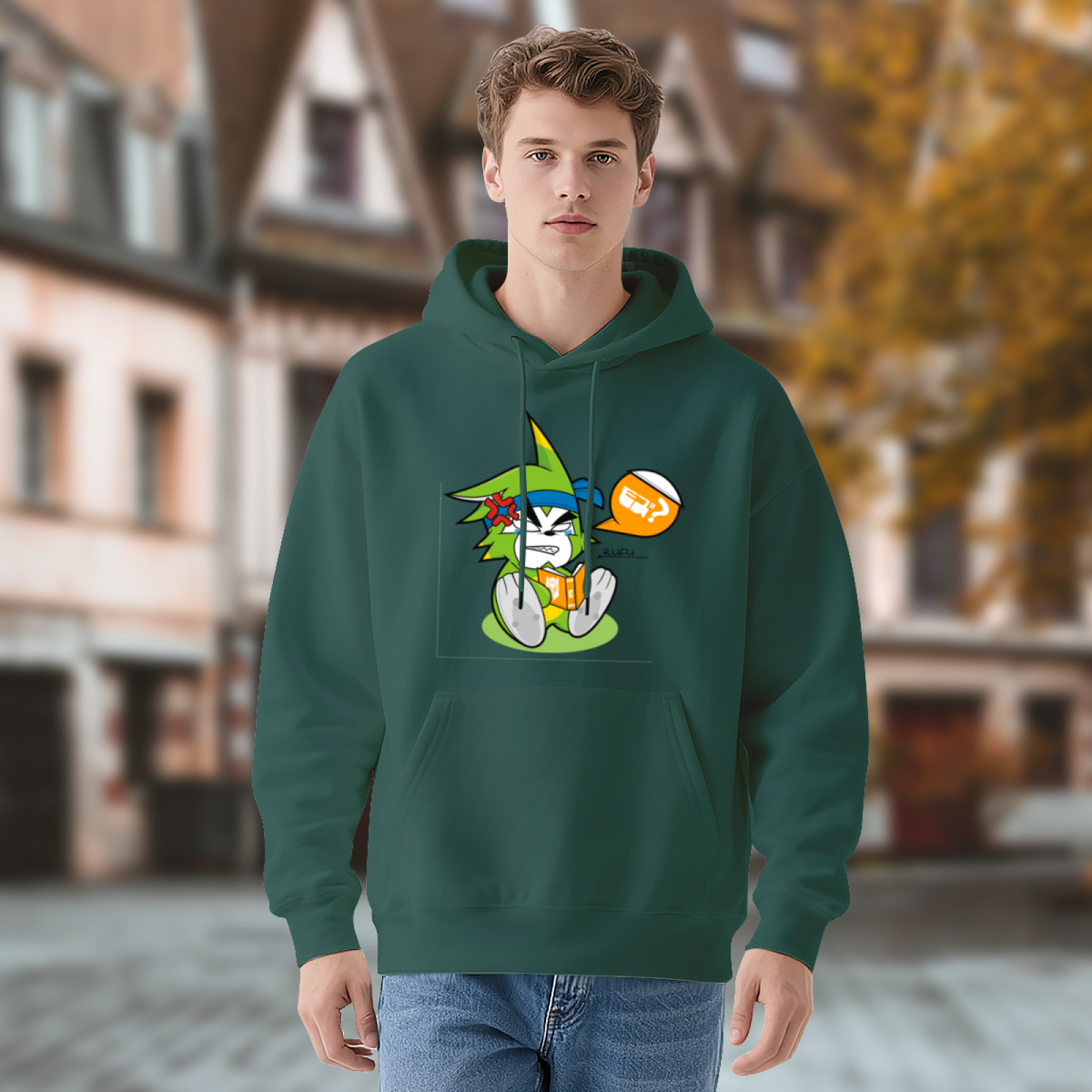Geometric Art Hoodie - Modern Pattern Pullover #0655 product image 4