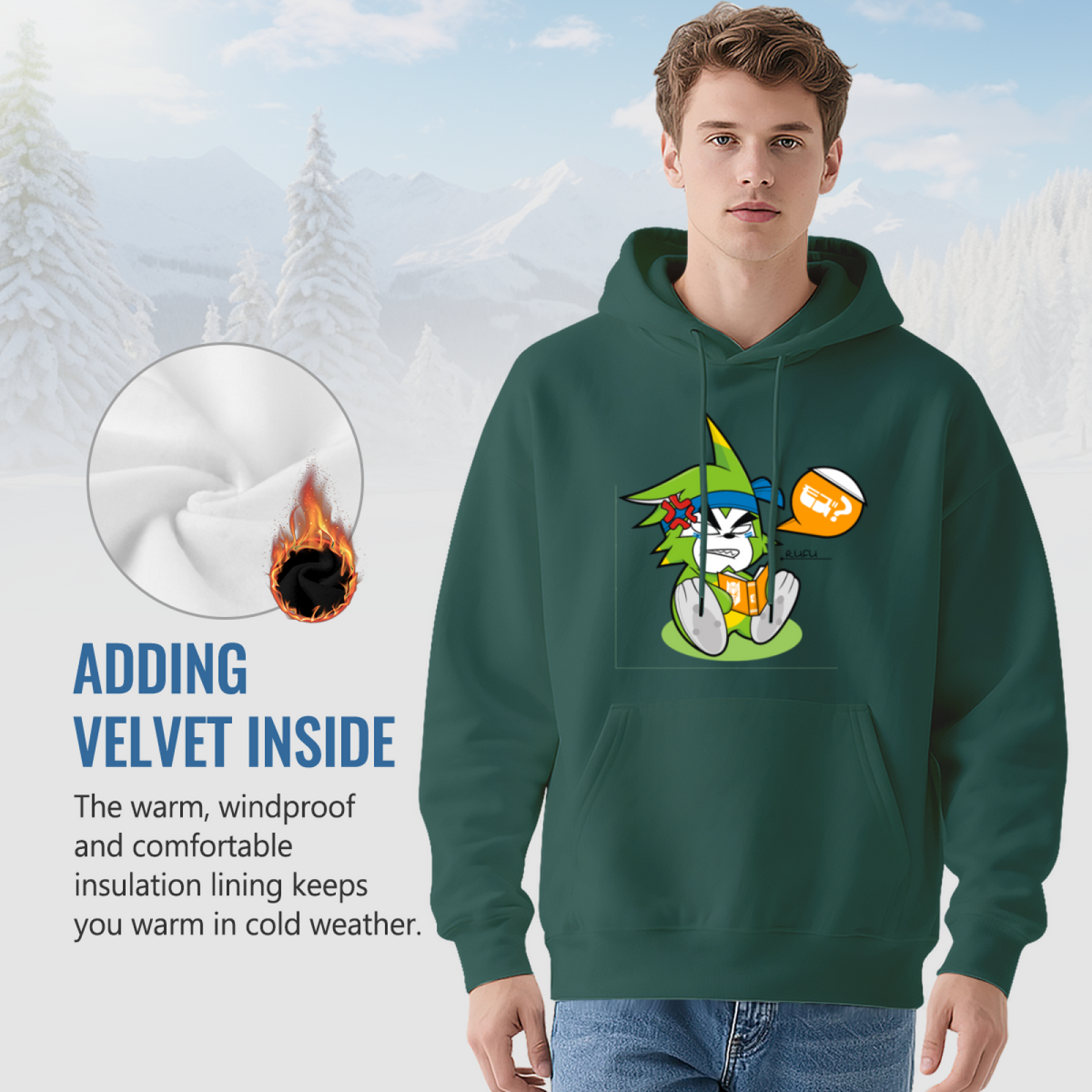 Geometric Art Hoodie - Modern Pattern Pullover #0655 product image 7