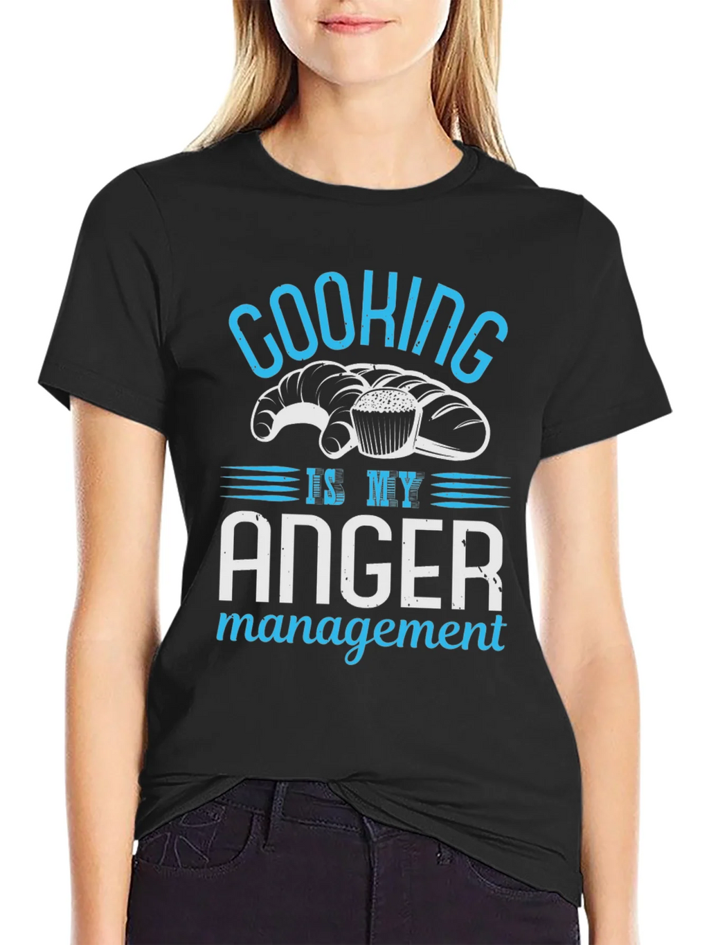 Cooking Anger Management T-Shirt Funny Chef Baker Tee product image 2