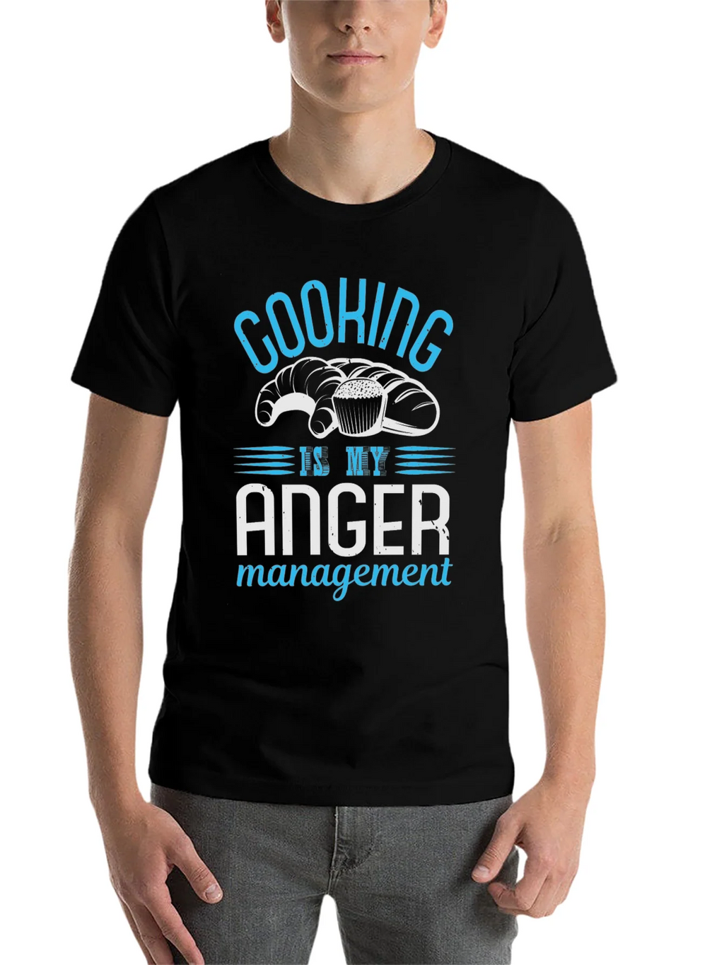 Cooking Anger Management T-Shirt Funny Chef Baker Tee product image 4