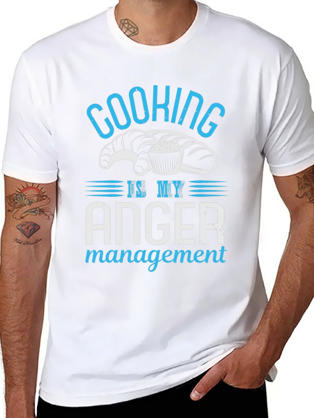 Cooking Anger Management T-Shirt Funny Chef Baker Tee product image 7