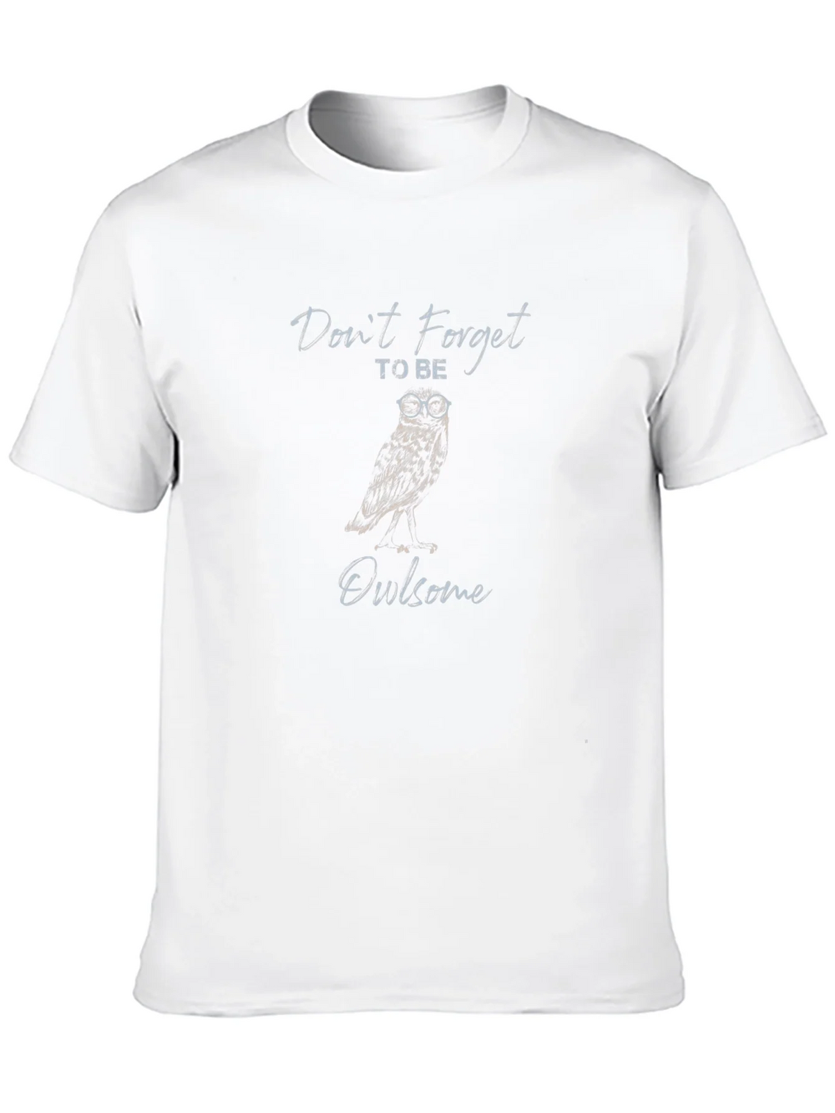 Owl-some Black T-Shirt: Be Awesome Tee product image 9