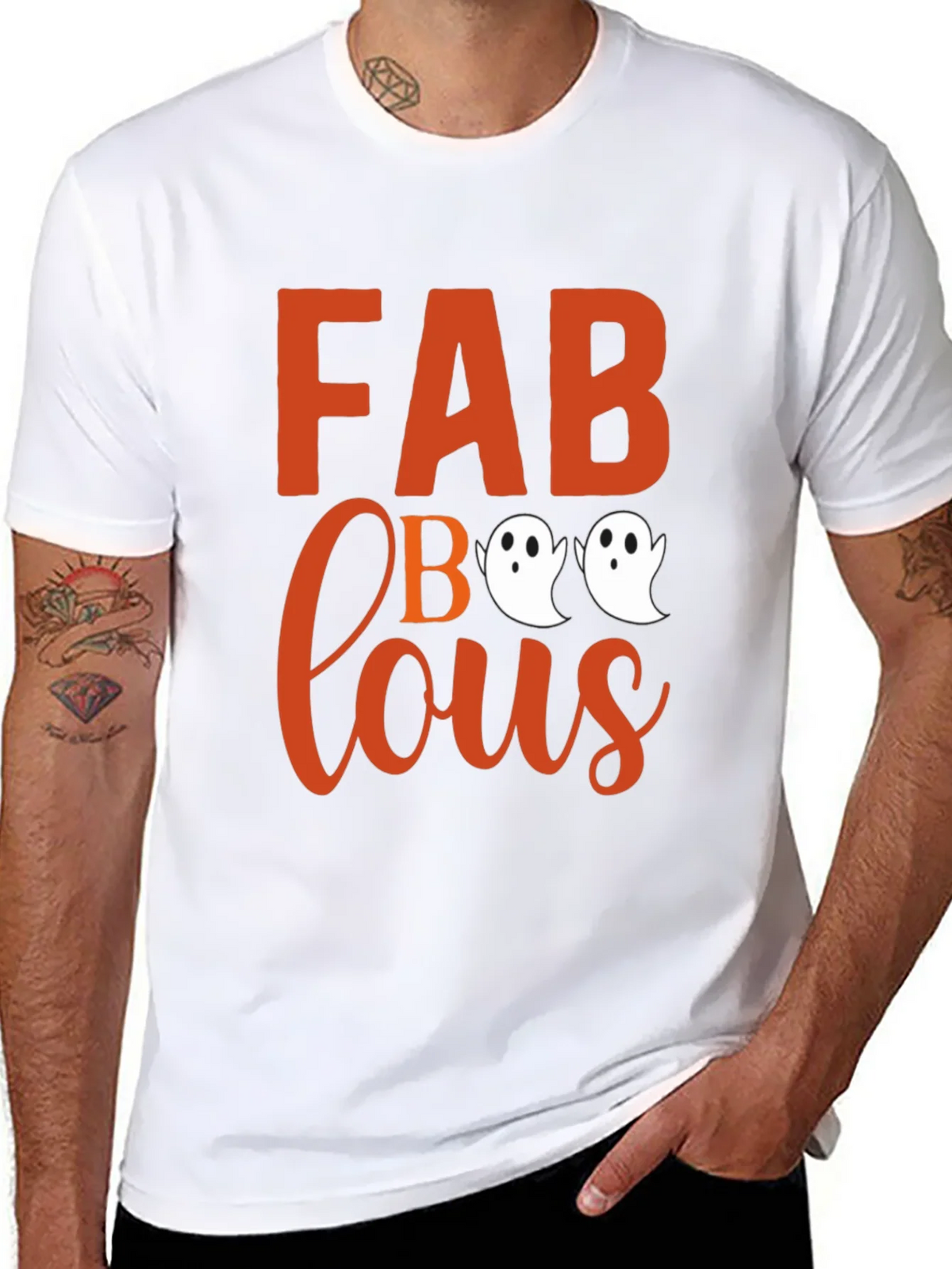Fabulous Halloween Ghost T-Shirt product image 7