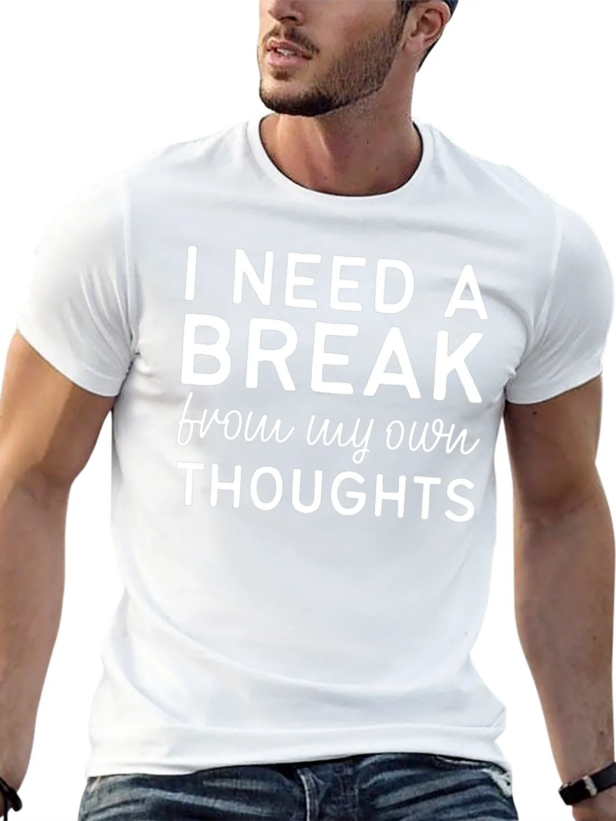 I Need a Break T-Shirt - Funny Slogan Tee product image 12