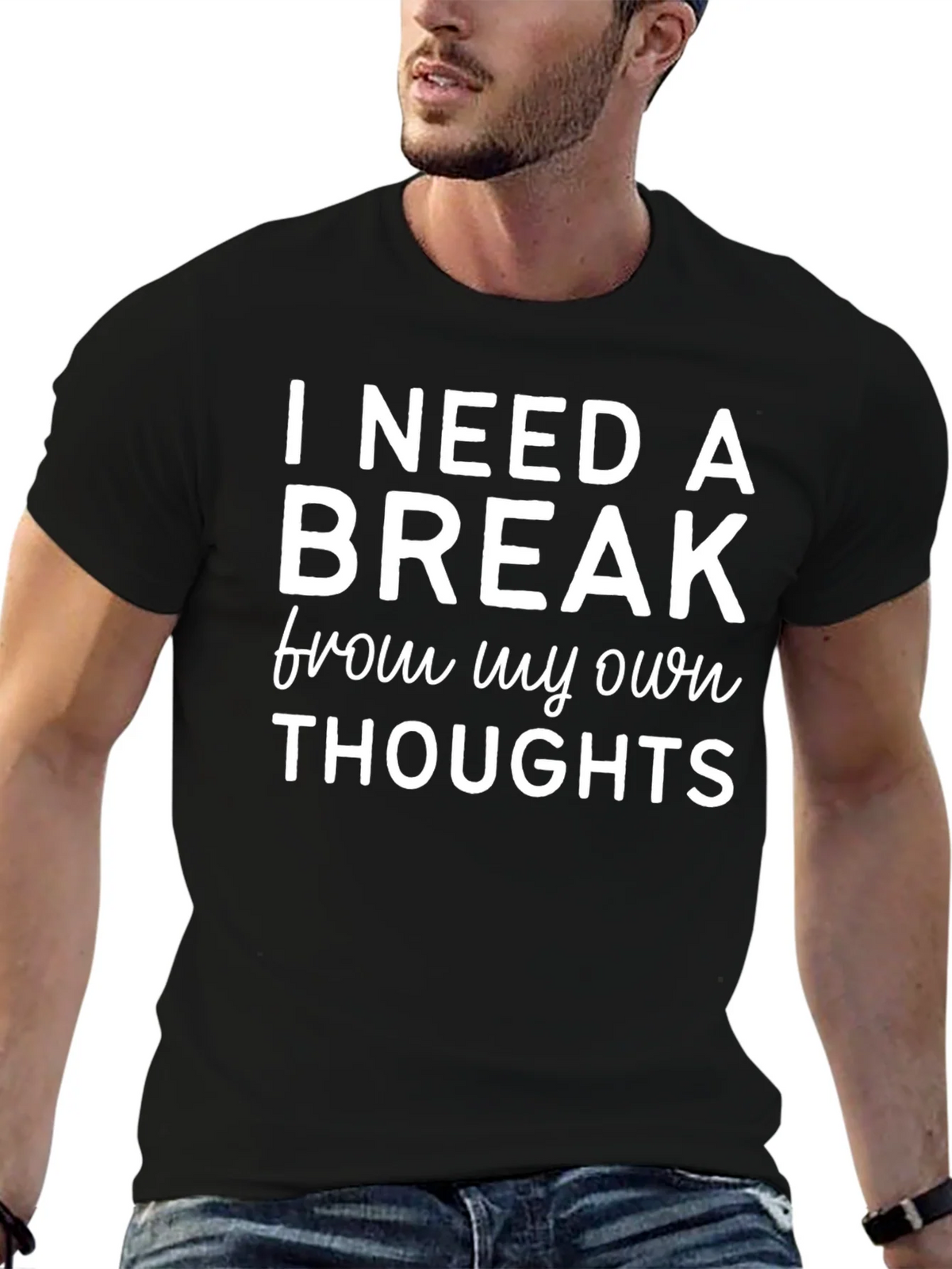 I Need a Break T-Shirt - Funny Slogan Tee product image 6