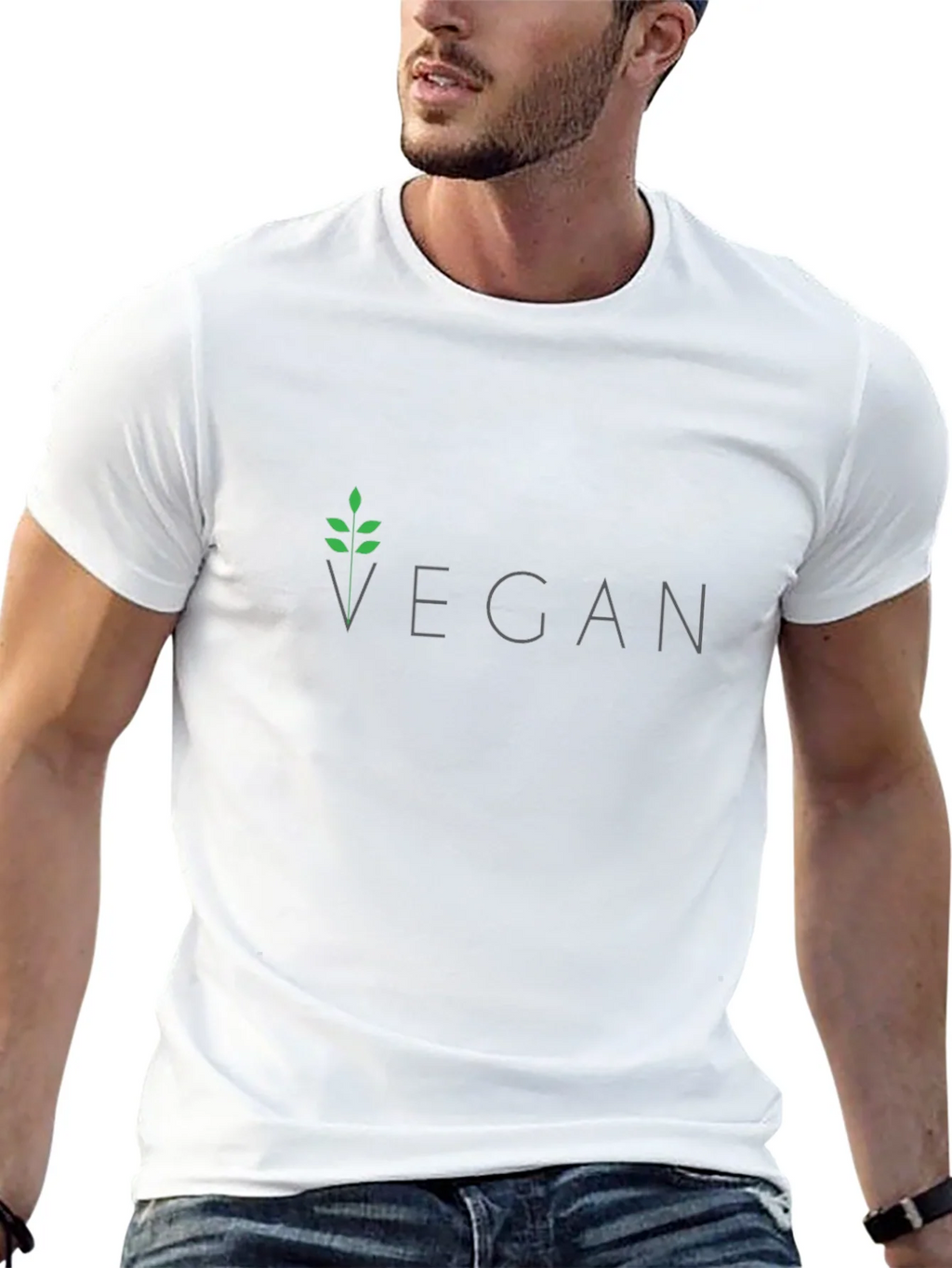 Vegan Graphic Tee - Stylish & Sustainable Fashion product image 12