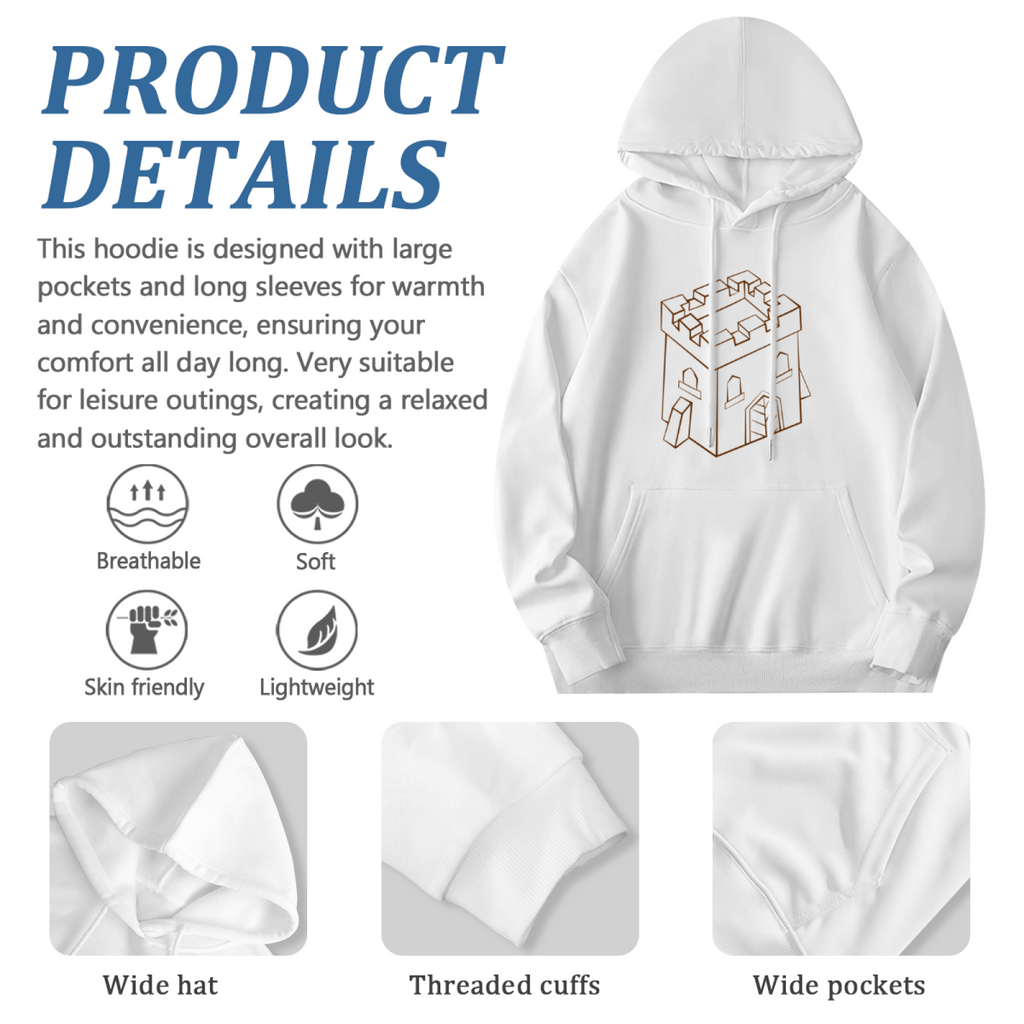 Graphic Art Hoodie - Unique Design Pullover Sweatshirt #0605 product image 6