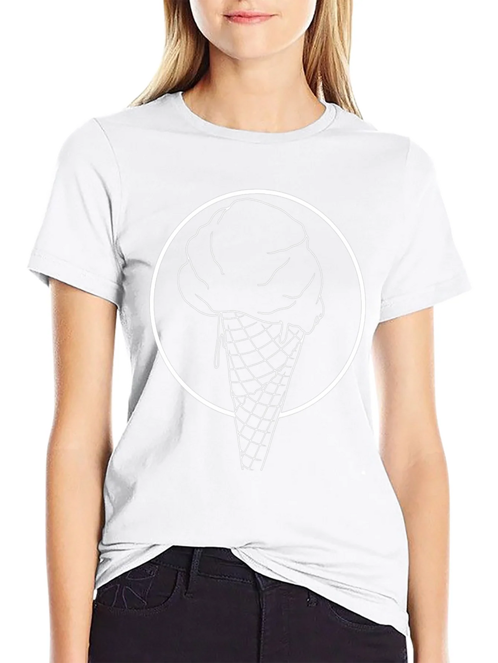 Cool Ice Cream Cone Graphic T-Shirt product image 6