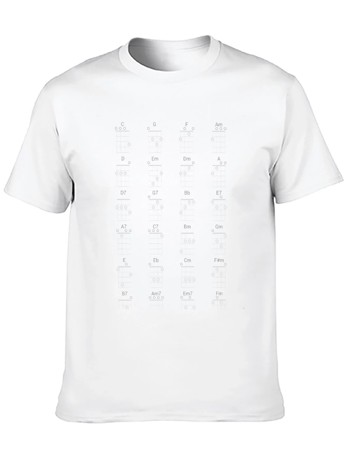 Music Chords Mayan Number System Black T-Shirt product image 9