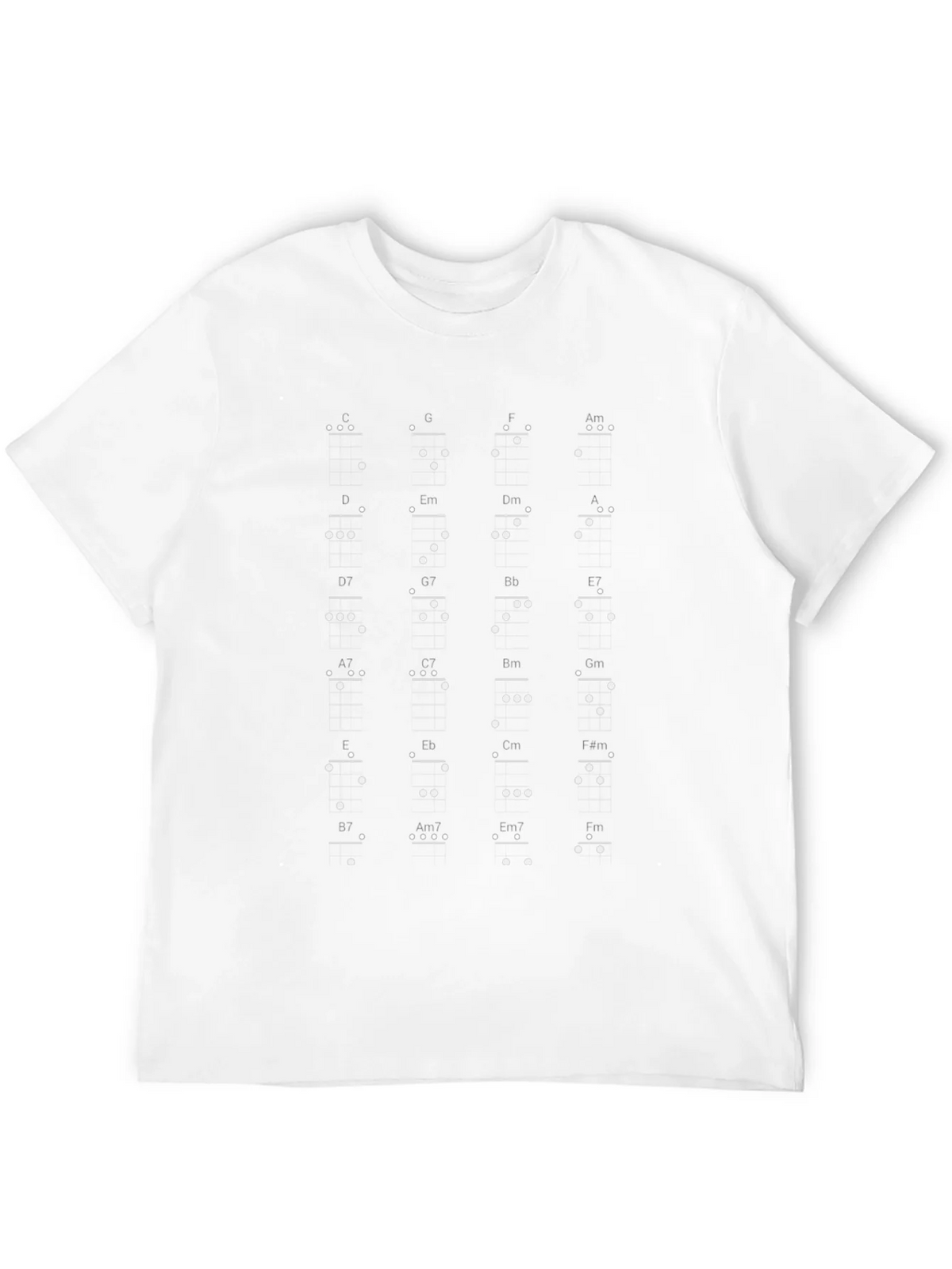 Music Chords Mayan Number System Black T-Shirt product image 11