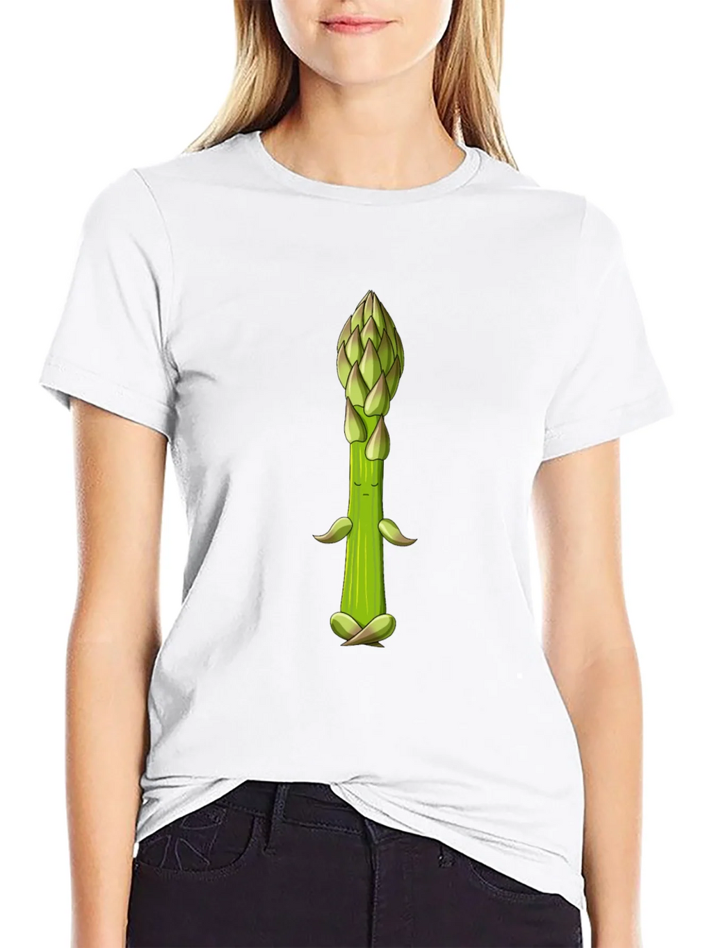 Meditating Asparagus Graphic Tee product image 8