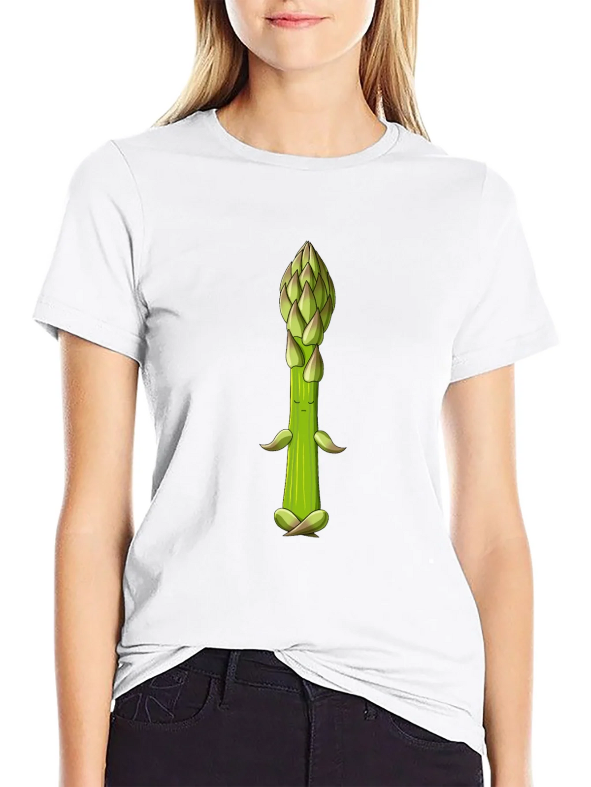 Meditating Asparagus Graphic Tee product image 8