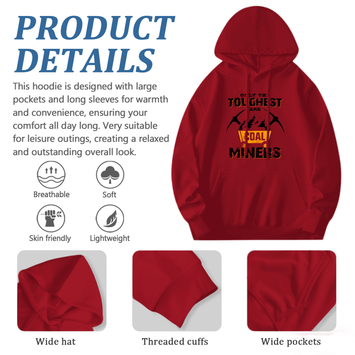 Bold Street Art Hoodie - Urban Graphic Pullover #0608 product image 6