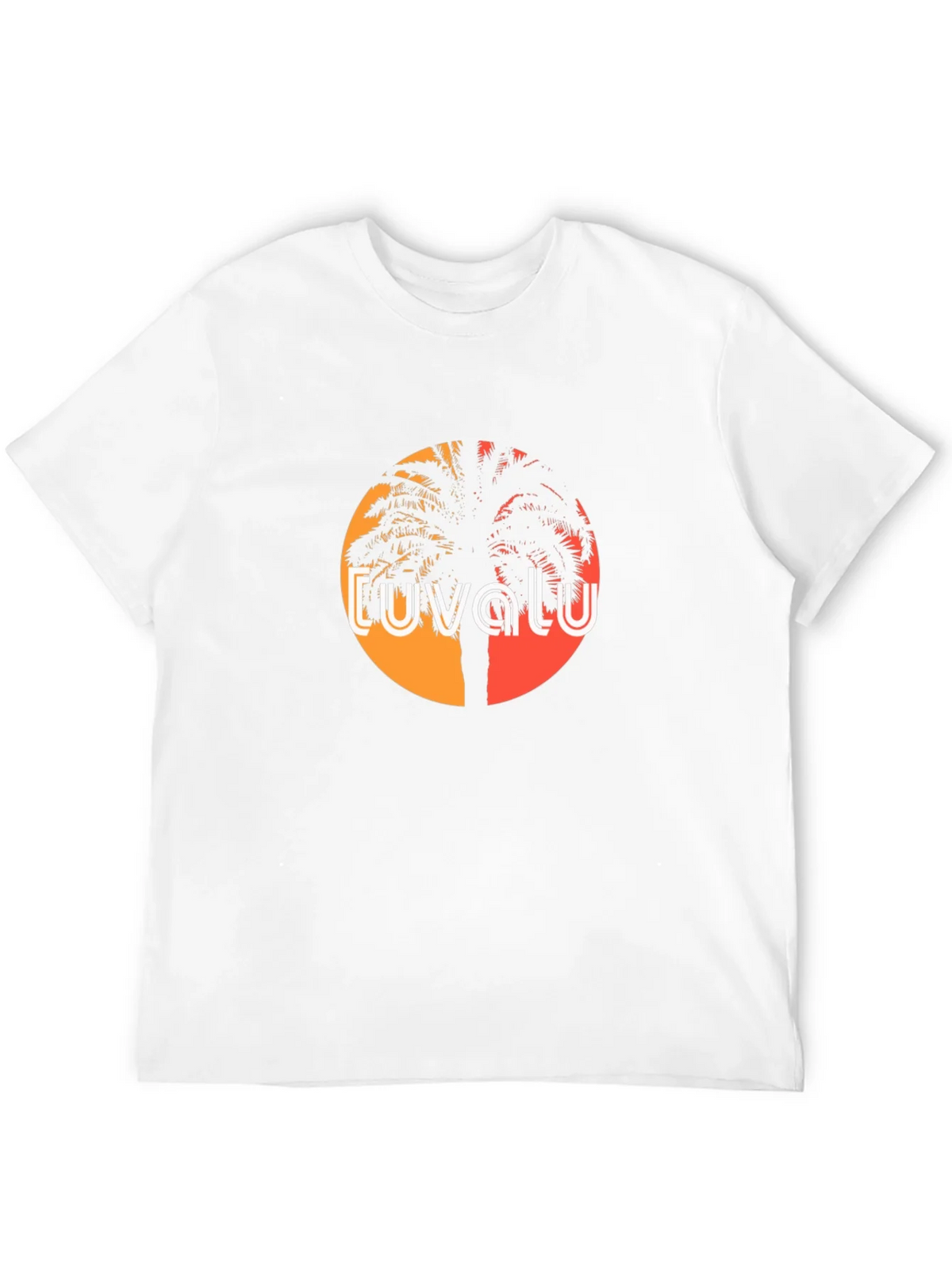 Tuvalu Palm Tree Sunset T-Shirt product image 11