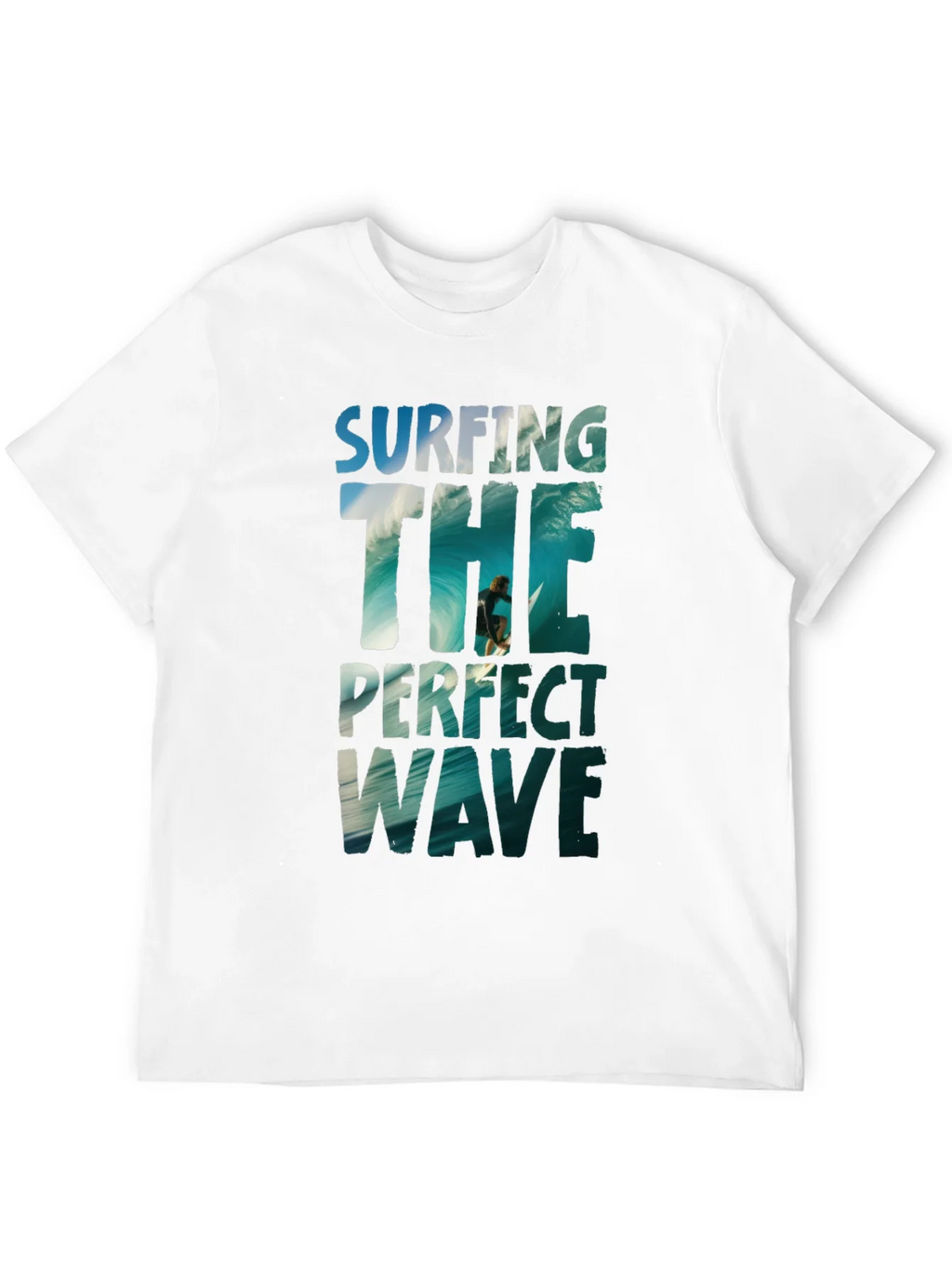 Surfing the Perfect Wave Graphic Tee - Black product image 11