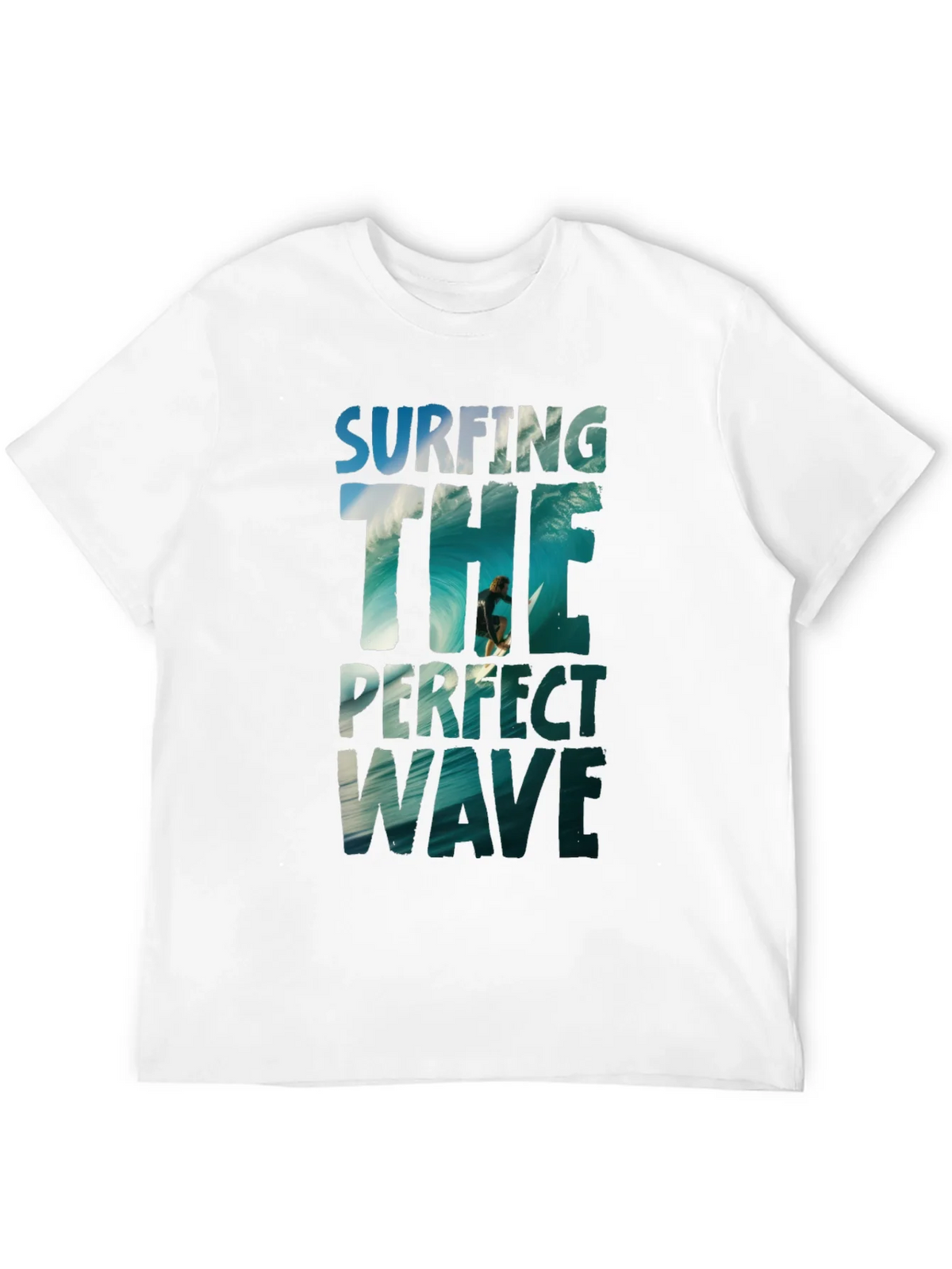 Surfing the Perfect Wave Graphic Tee - Black product image 11