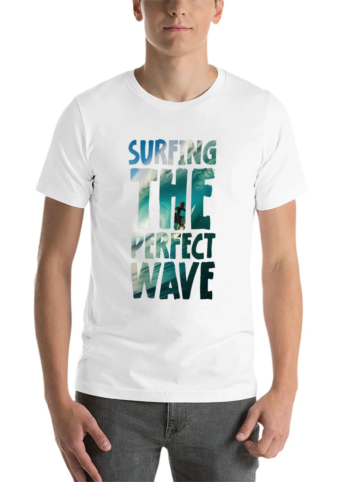 Surfing the Perfect Wave Graphic Tee - Black product image 10