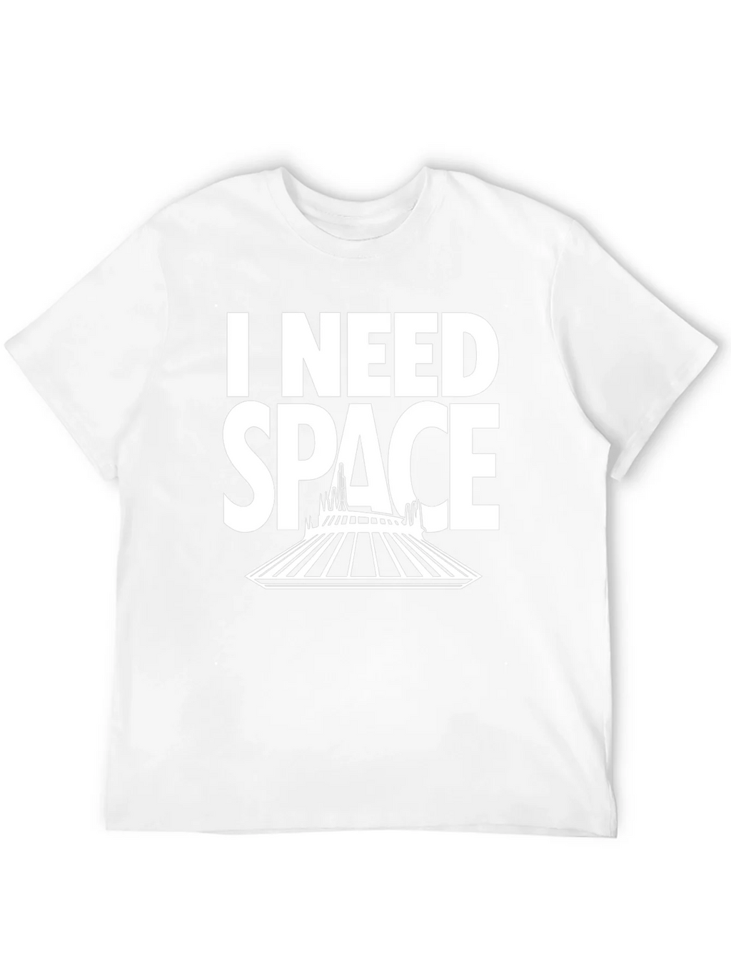 I Need Space T-Shirt - Black Cotton Blend product image 11