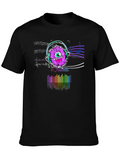 I Love Music T-Shirt - Purple Monster Graphic Tee product image 1