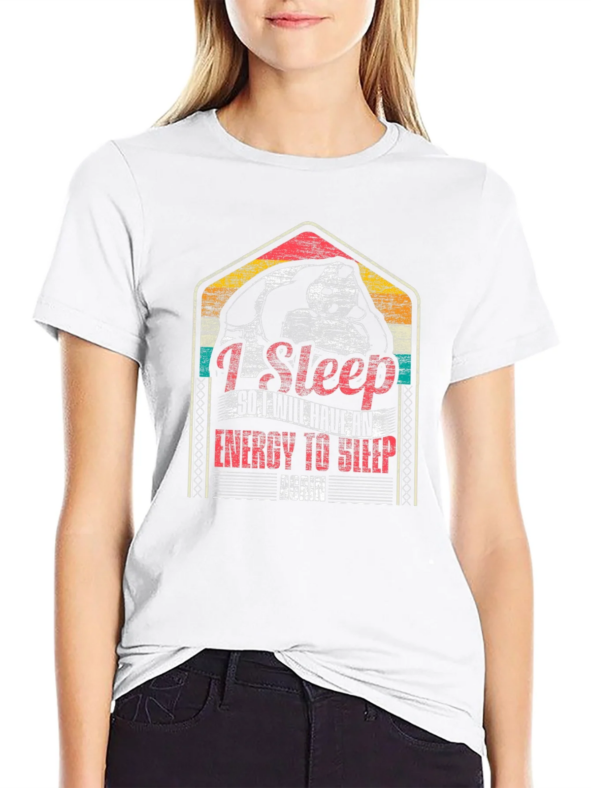 I Sleep Panda Graphic Tee - Funny Shirt product image 8