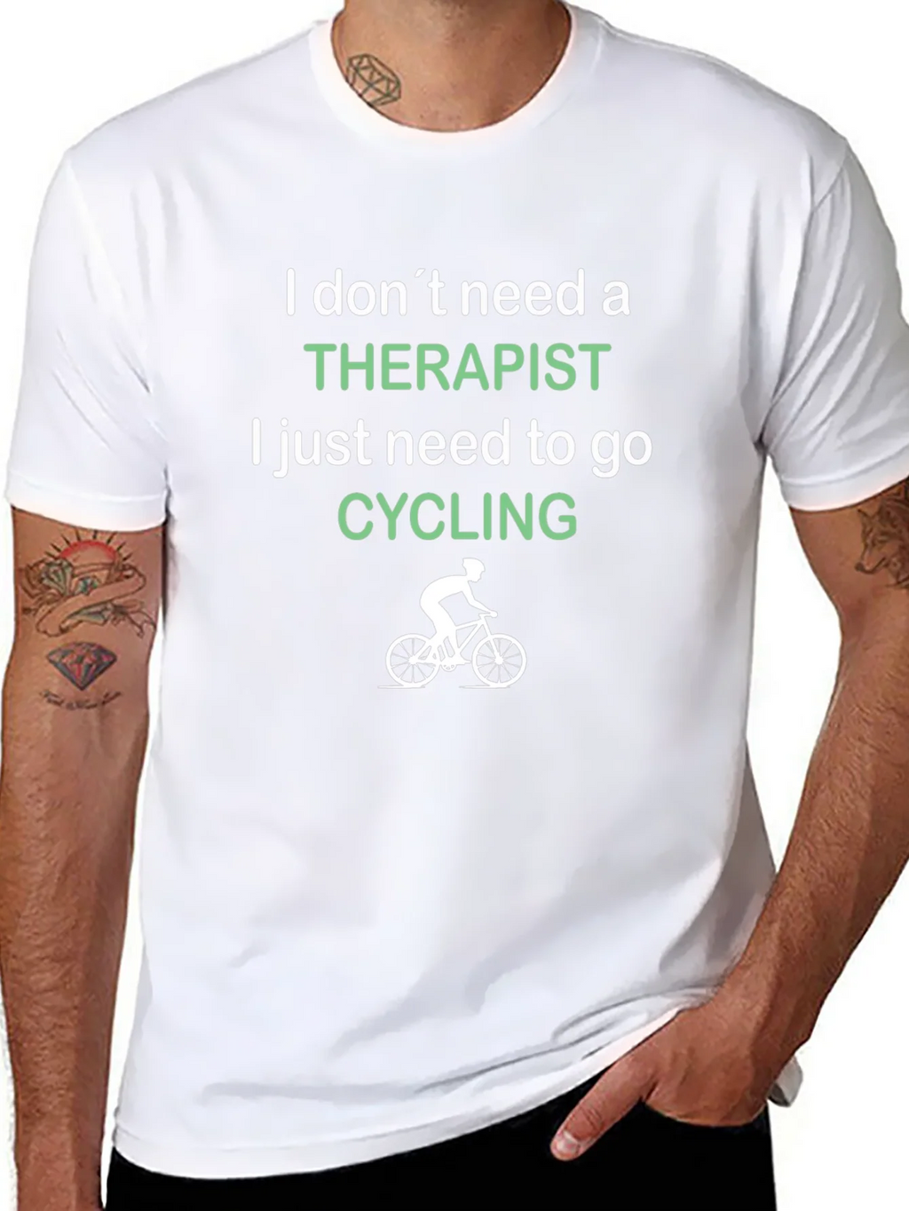 Cycling Therapy T-Shirt product image 7