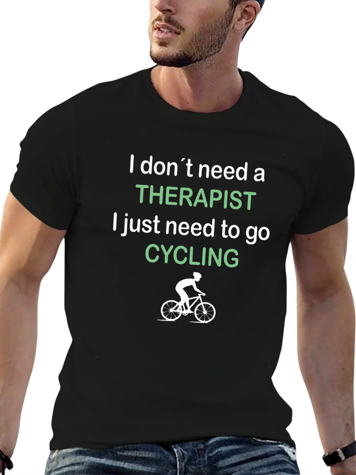 Cycling Therapy T-Shirt product image 6