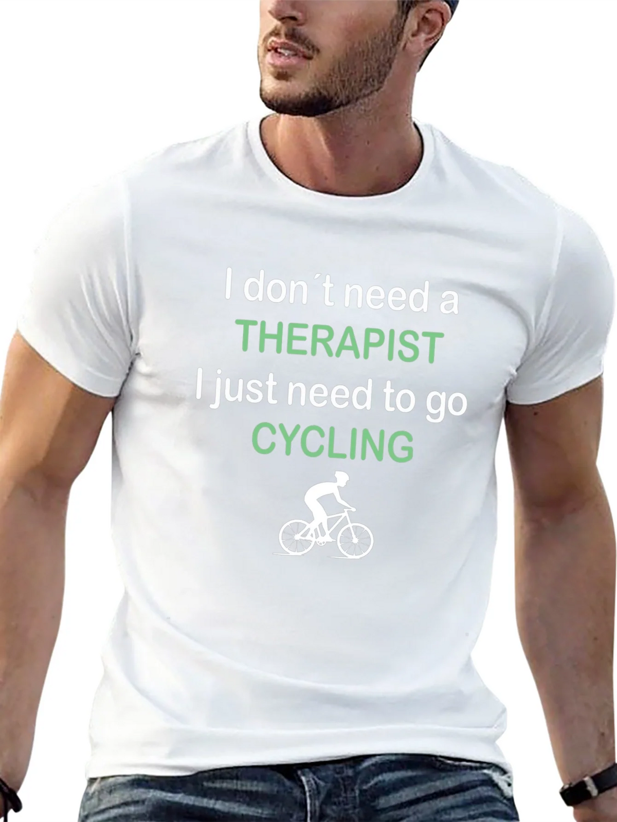 Cycling Therapy T-Shirt product image 12